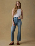 Stretch Terry Patch Pocket Ankle Pant - Eastern Shore Wash