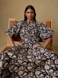 Coastal Poplin Kaia Dress - Avignon Floral Print