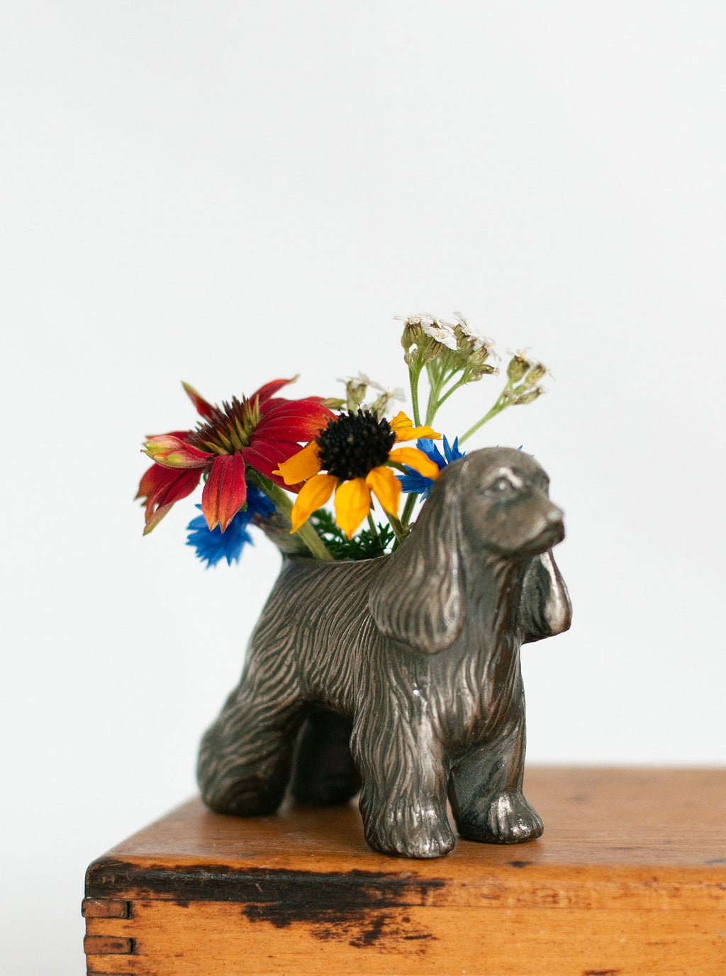 COCKER SPANIEL SILVER PLANTER
