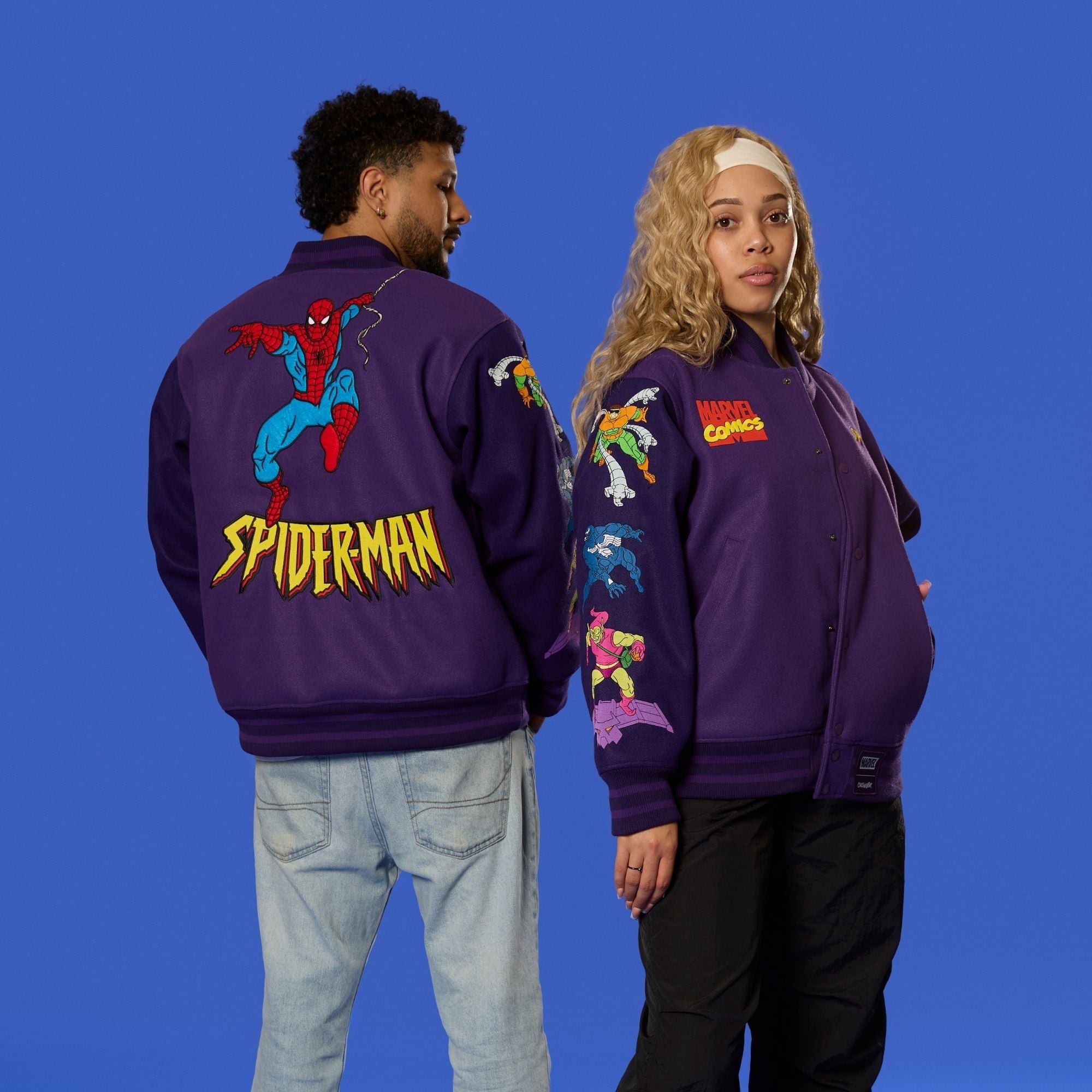 Spider Man 90's Varsity Jacket