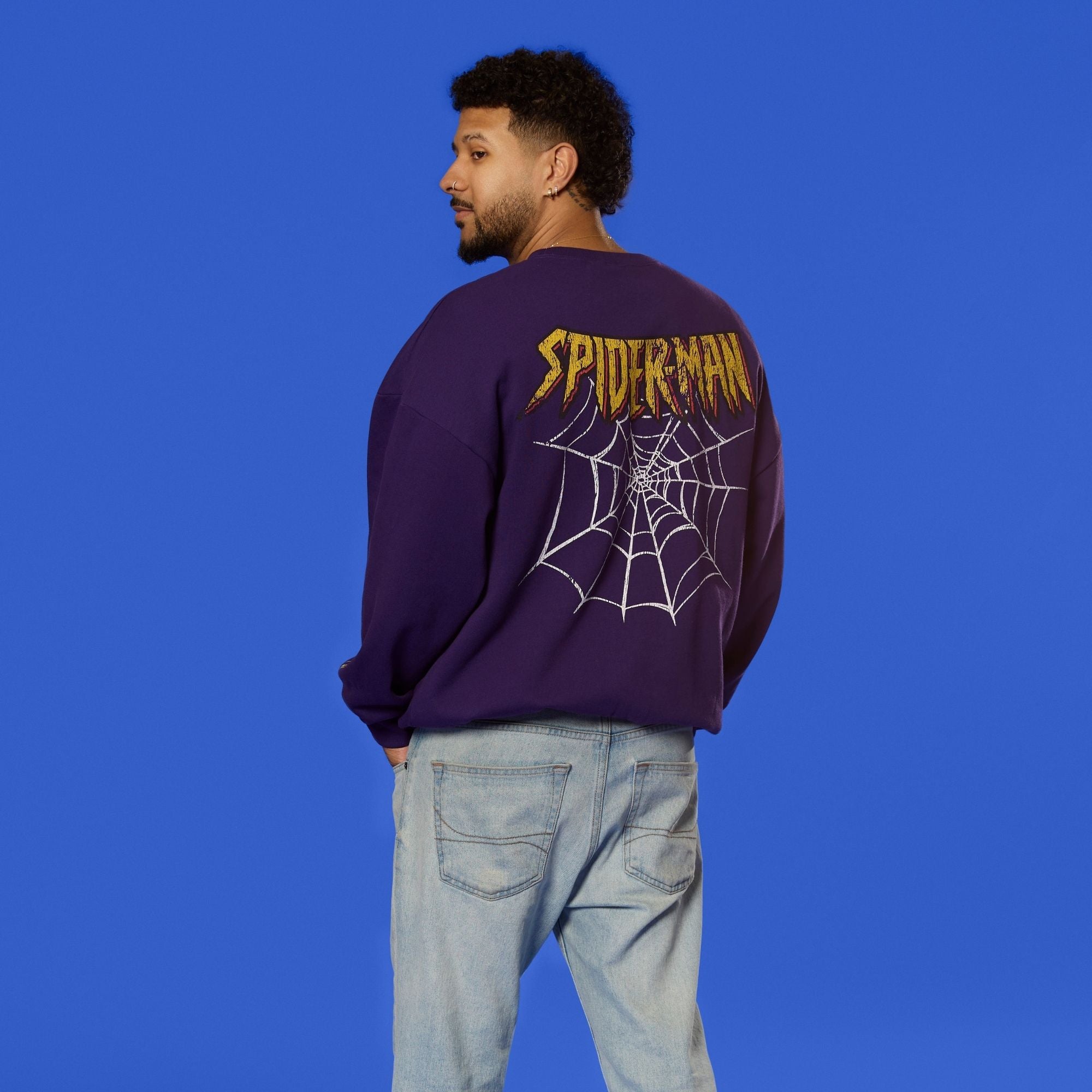Spider Man 90's Pocket Crewneck