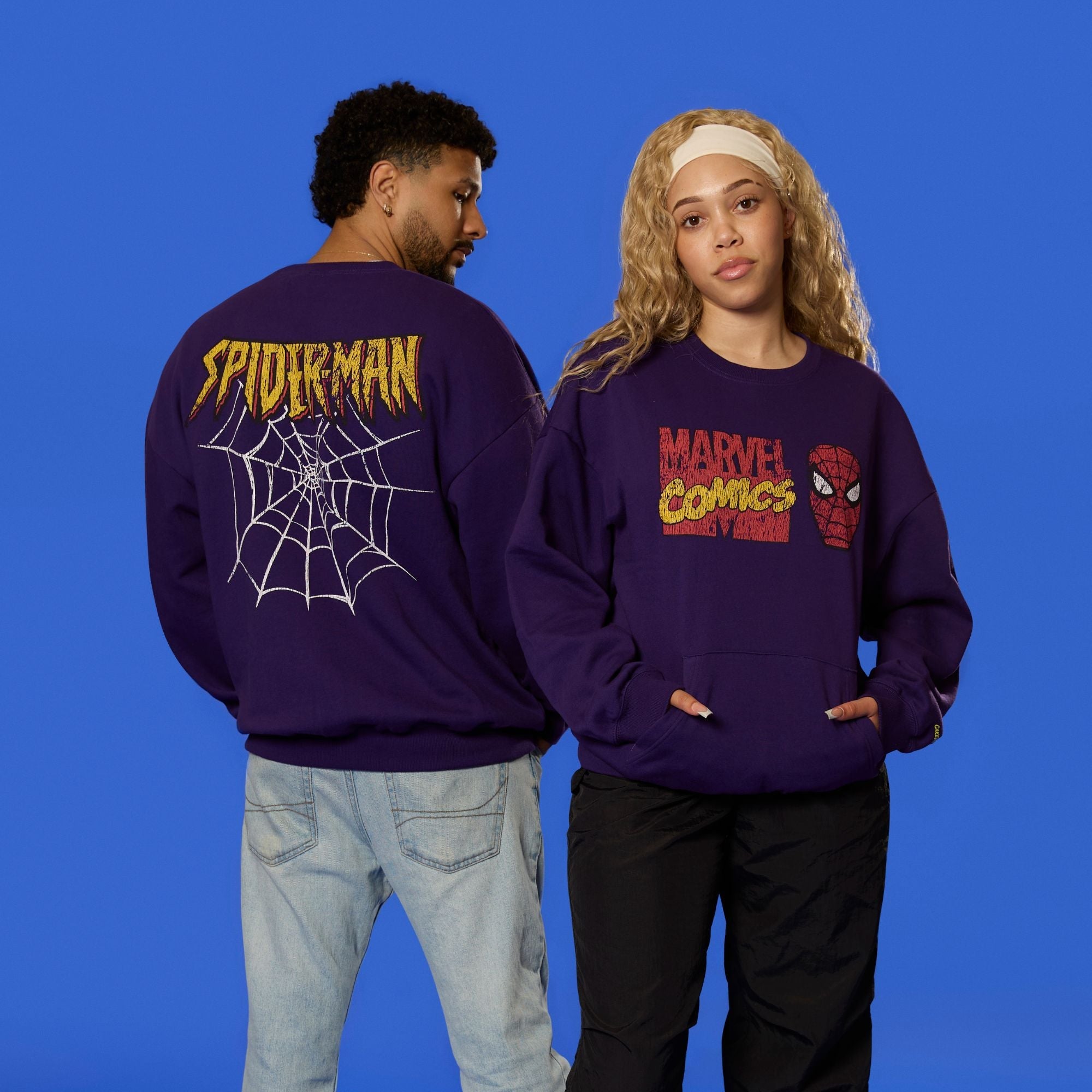 Spider Man 90's Pocket Crewneck