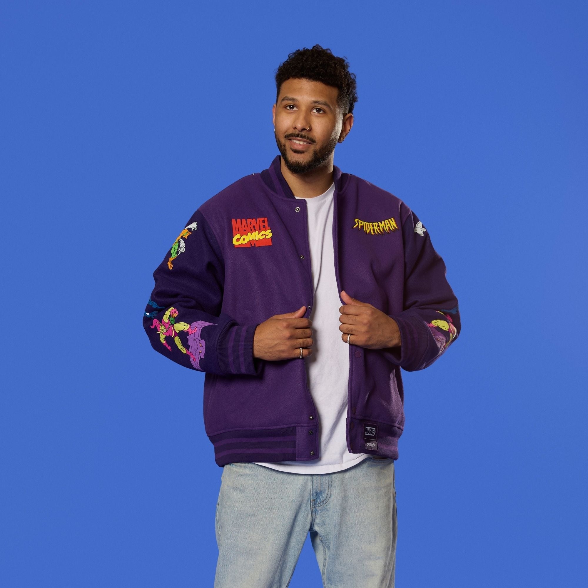 Spider Man 90's Varsity Jacket