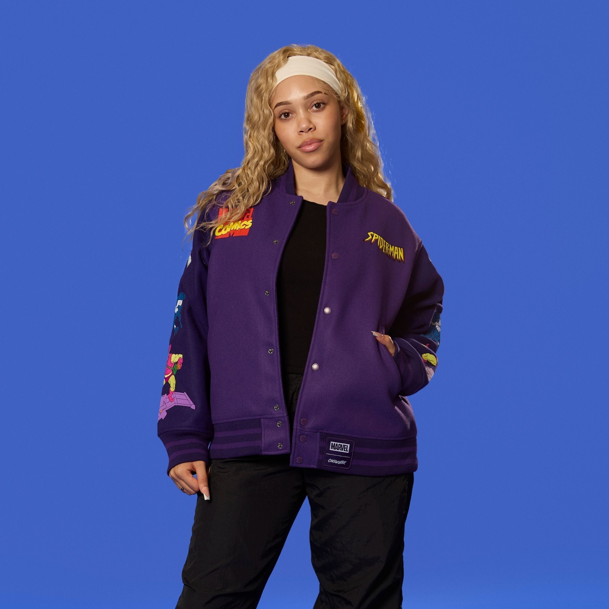 Spider Man 90's Varsity Jacket