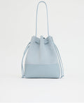 Drawstring Cabas - Baby Blue Suede/Baby Blue