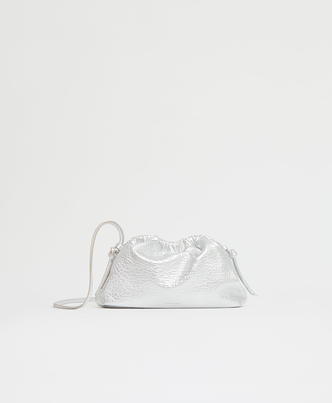Mini Cloud Clutch - Silver