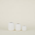 Stoneware Vase - Eggshell