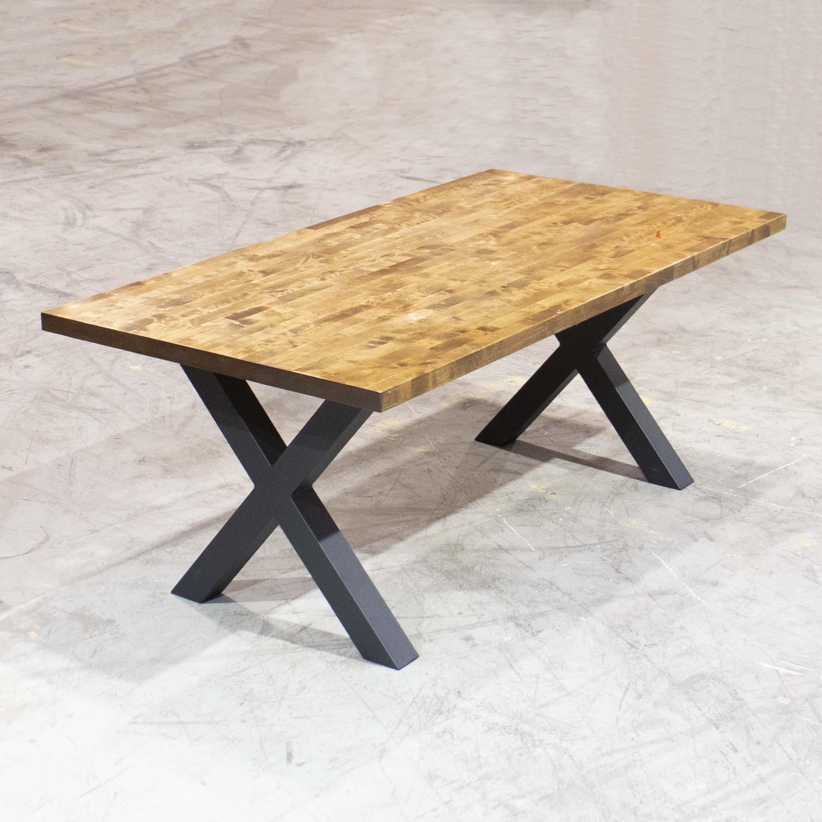 Extra Bold X-Shaped Dining Table Legs, 1 Pair #SS004