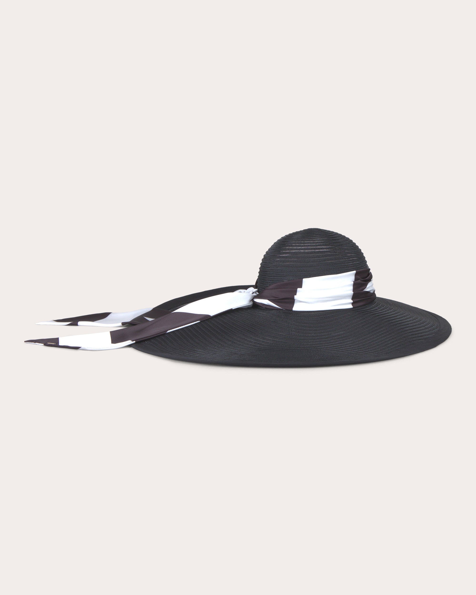 Sydney Satin Scarf Horsehair Sun Hat