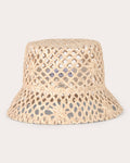 Jonah Open Weave Raffia Bucket Hat