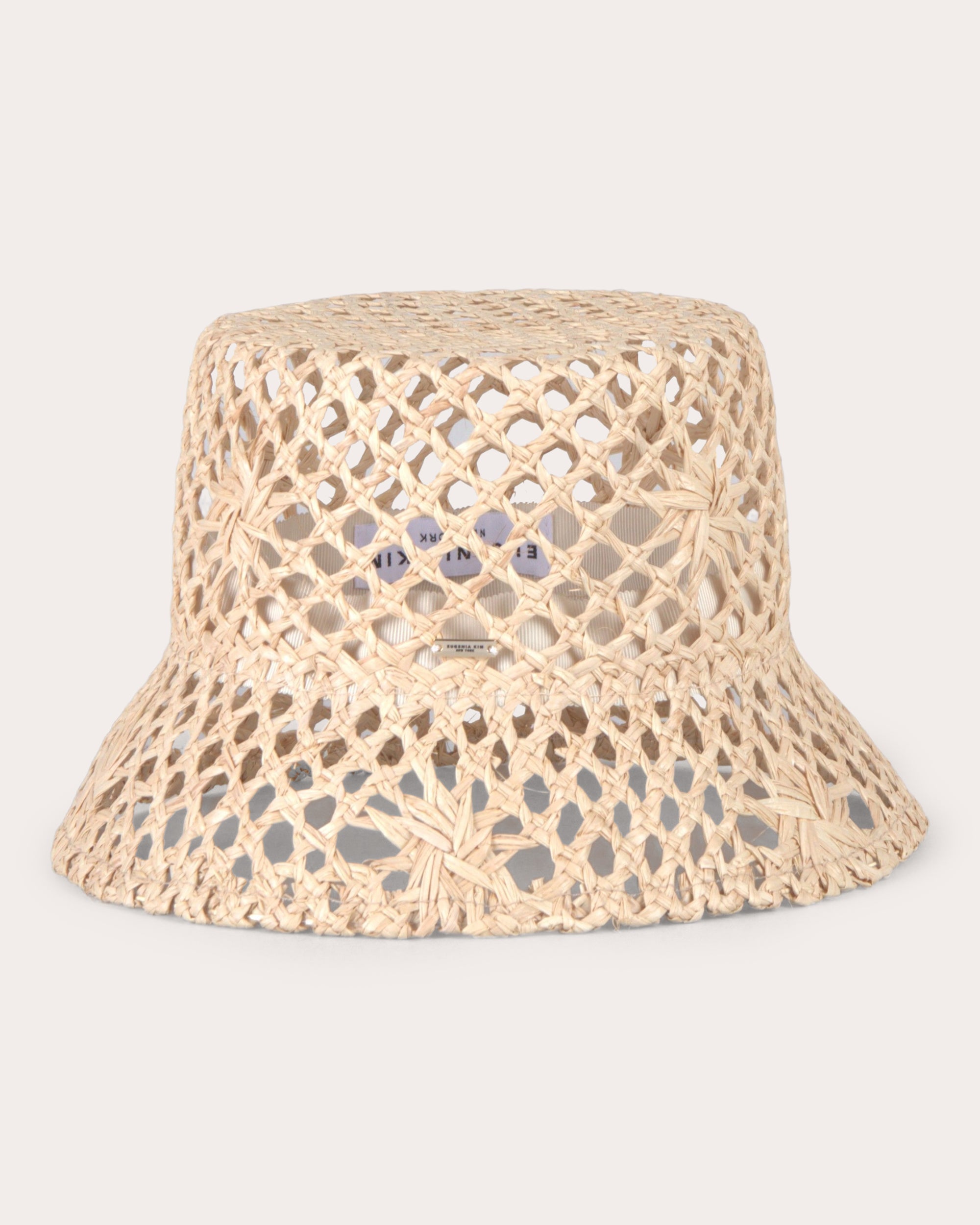 Jonah Open Weave Raffia Bucket Hat