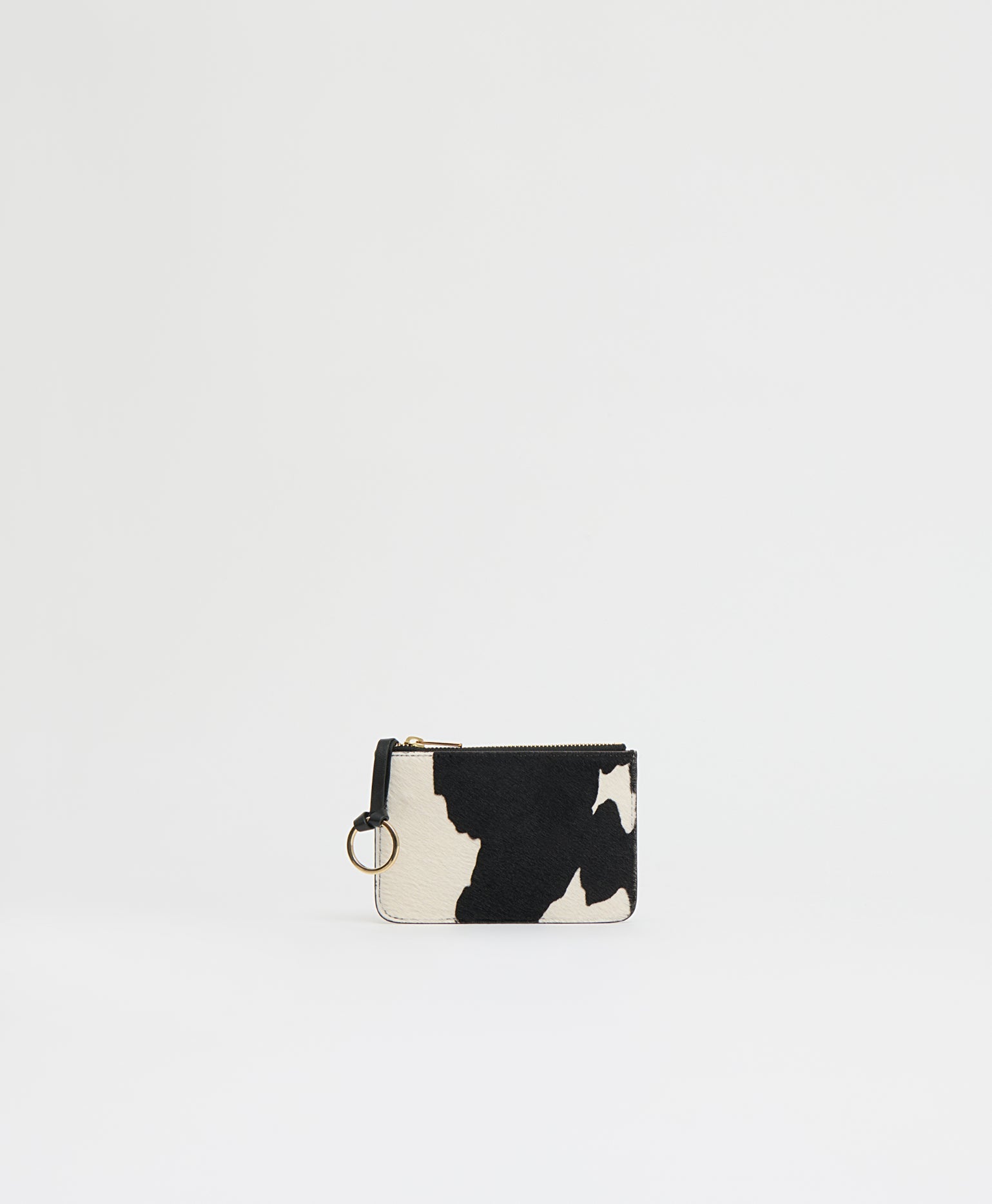 Keychain Zip Case - Printed Pony Hair