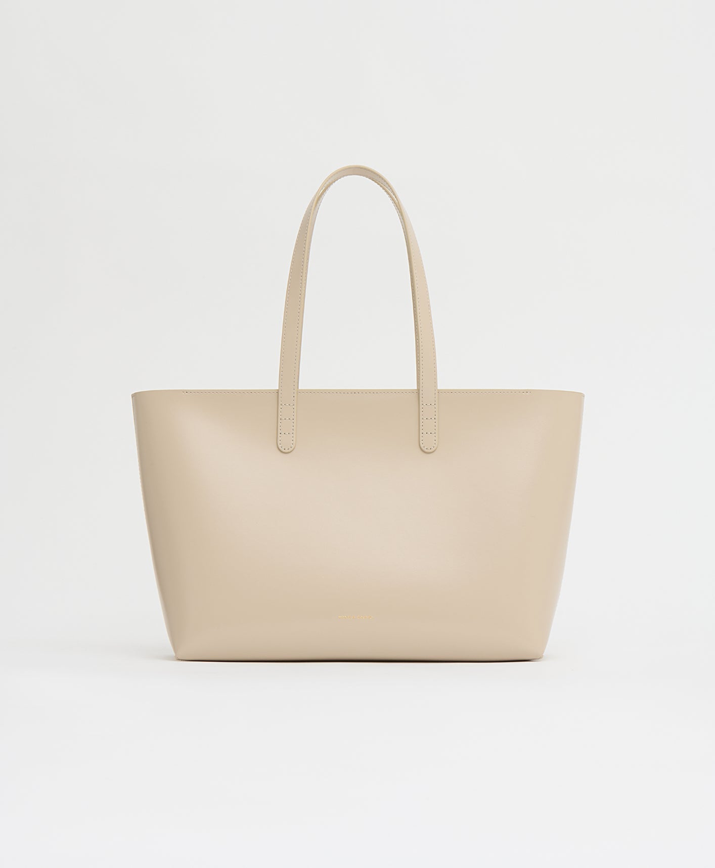 Small Zip Tote - Light Grey