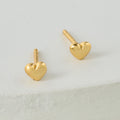 Charlotte Heart Studs
