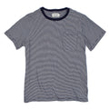 The Crewneck Pocket Tee in Sausalito Stripe