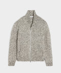 Slubby Full-Zip Sweater