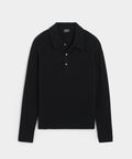 Nomad Cashmere Polo in Black