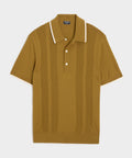 Silk-Cotton Tipped Sweater Polo