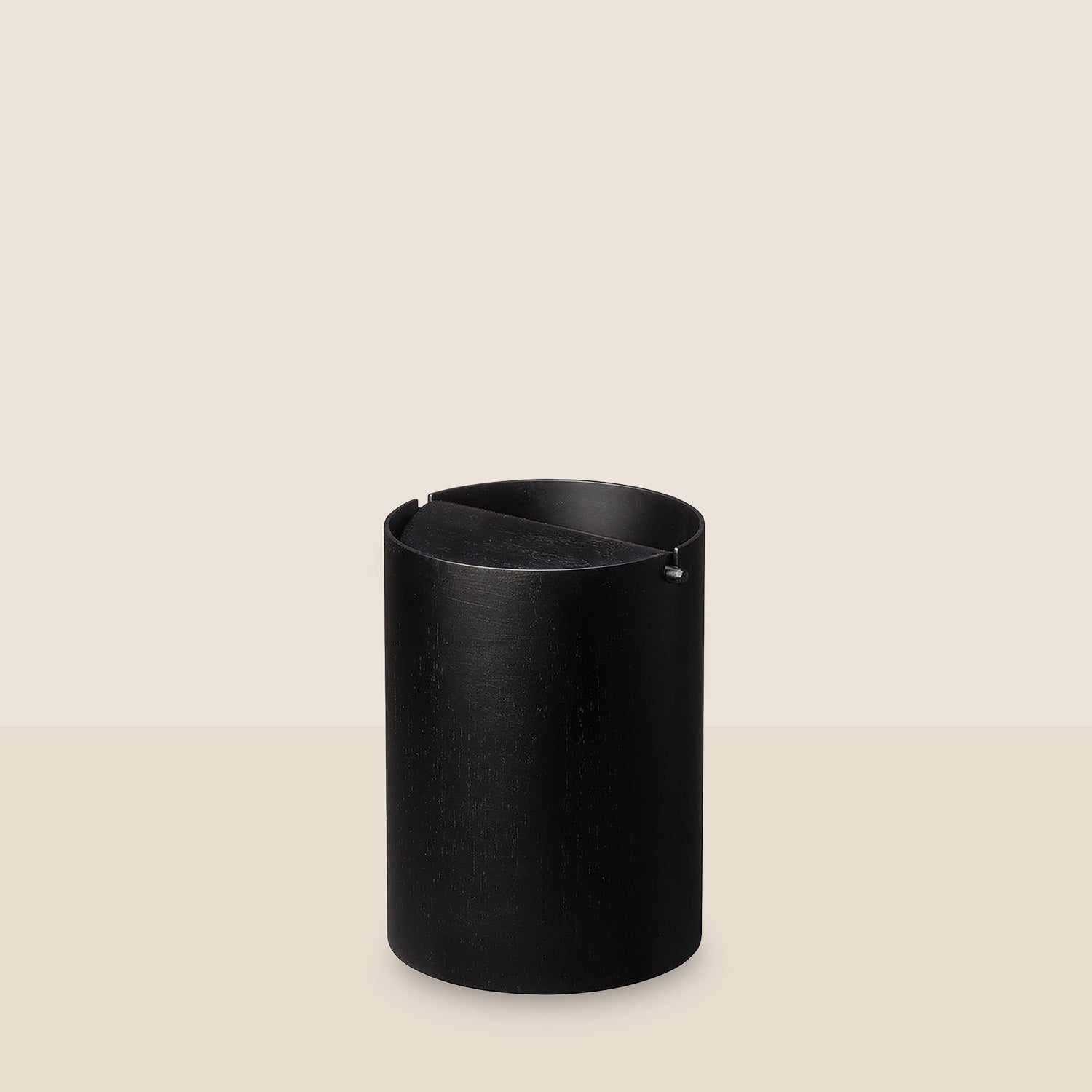 Wooden Waste Basket with Lid - Small