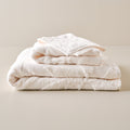 Snow White Floral Jacquard Towel