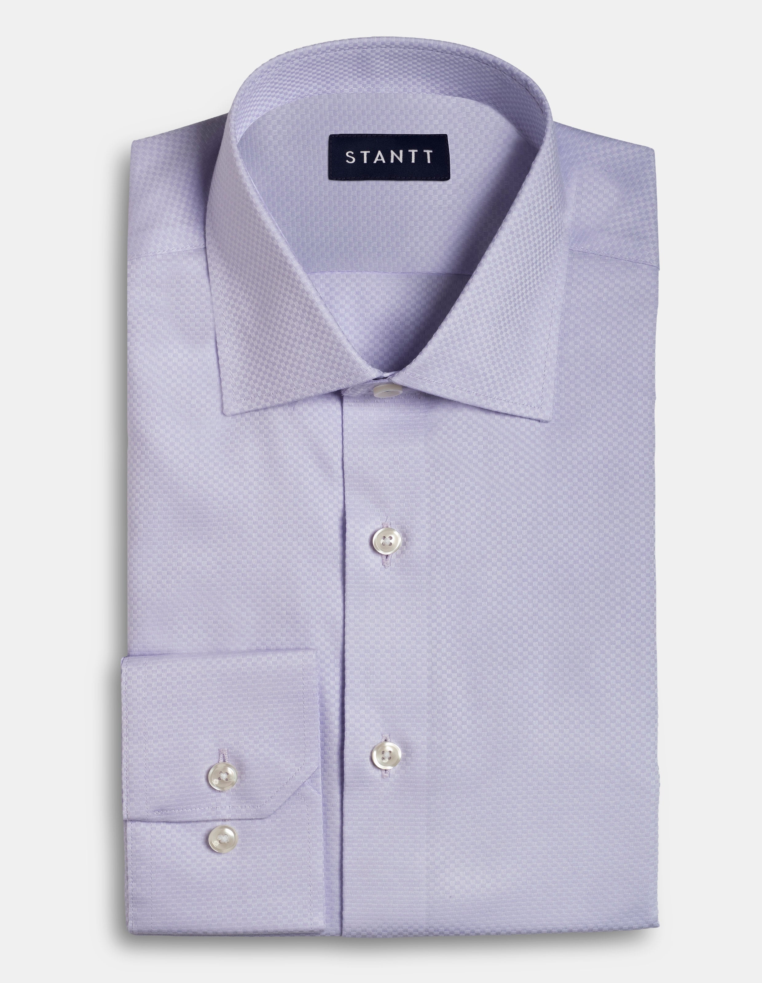 Wrinkle-Resistant Stretch Dobby - Lavender