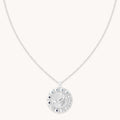 Scorpio Bold Zodiac Pendant Necklace in Silver