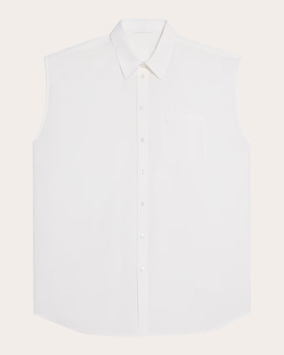 Sleeveless Longline Shirt
