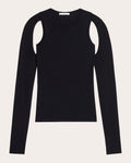 Cutout Cotton Sweater
