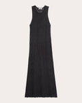 Sleeveless Crushed Knit Maxi Dress