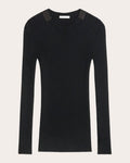 Ribbed Long-Sleeve Top