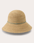 Villa 9 Crocheted Raffia Cloche Hat