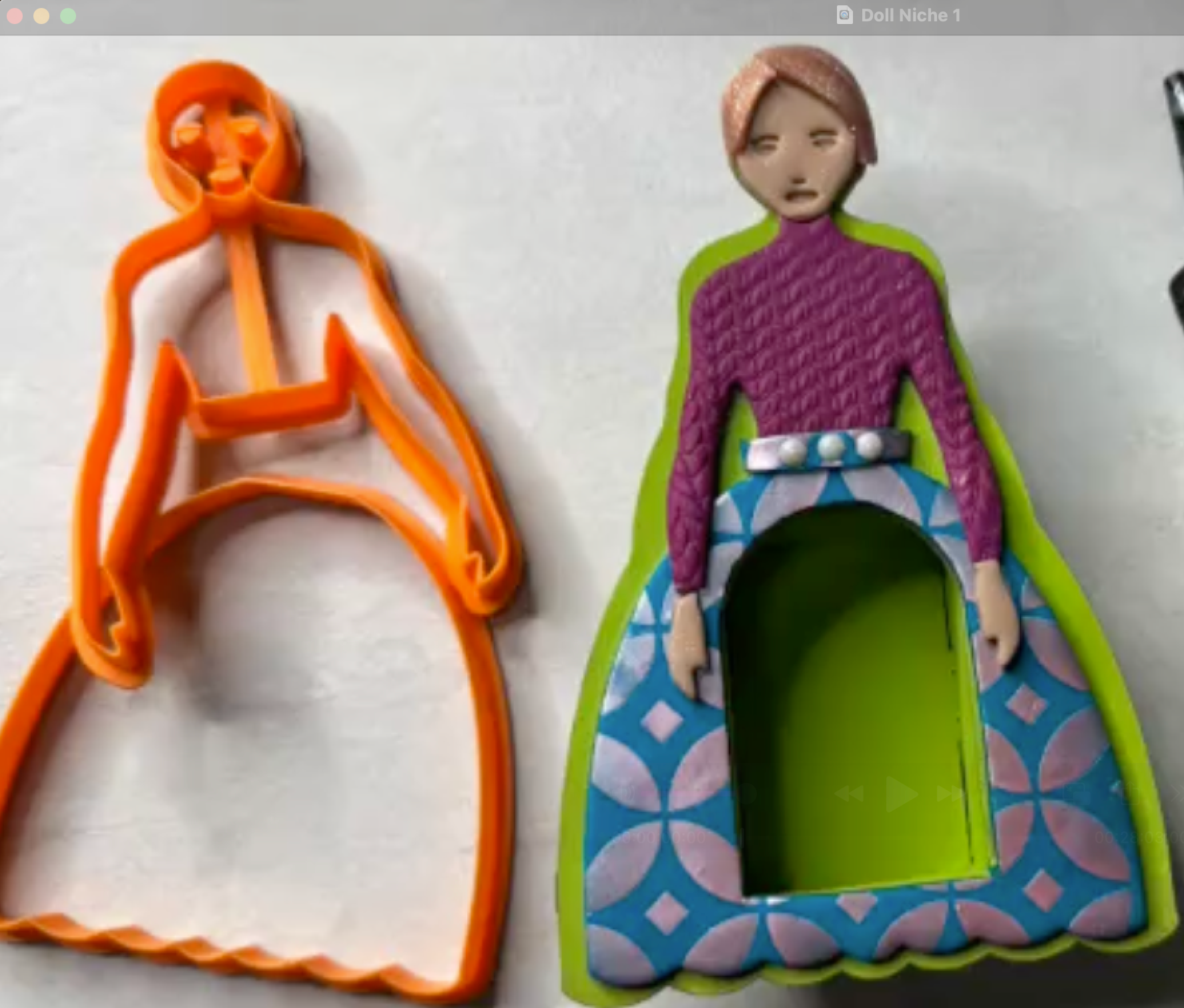 Doll Cutter Set with optional angel or fairy wings