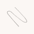 Beveled Shoulder Chain | Plated Brass
