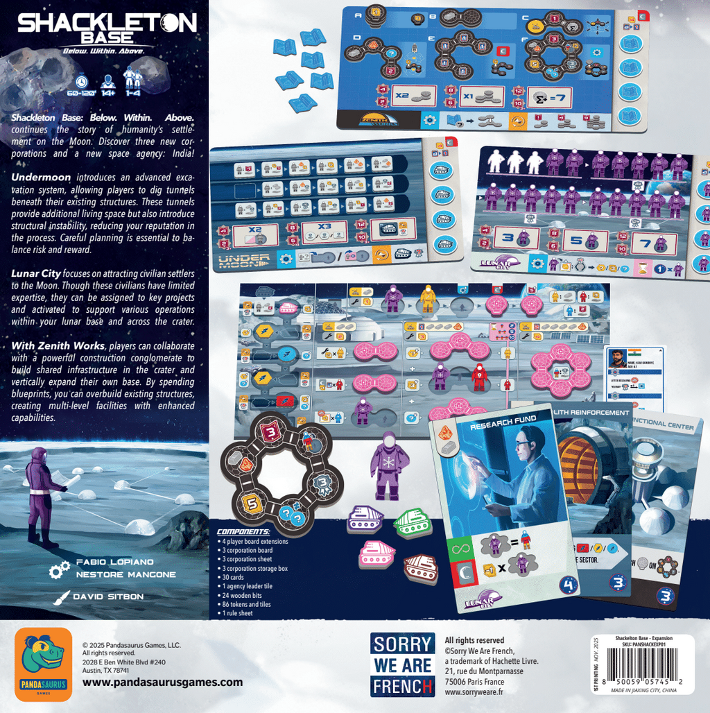 Shackleton Base: Below. Within. Above.