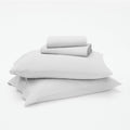 Linen-Cotton Blend Sheet Set-Cloud