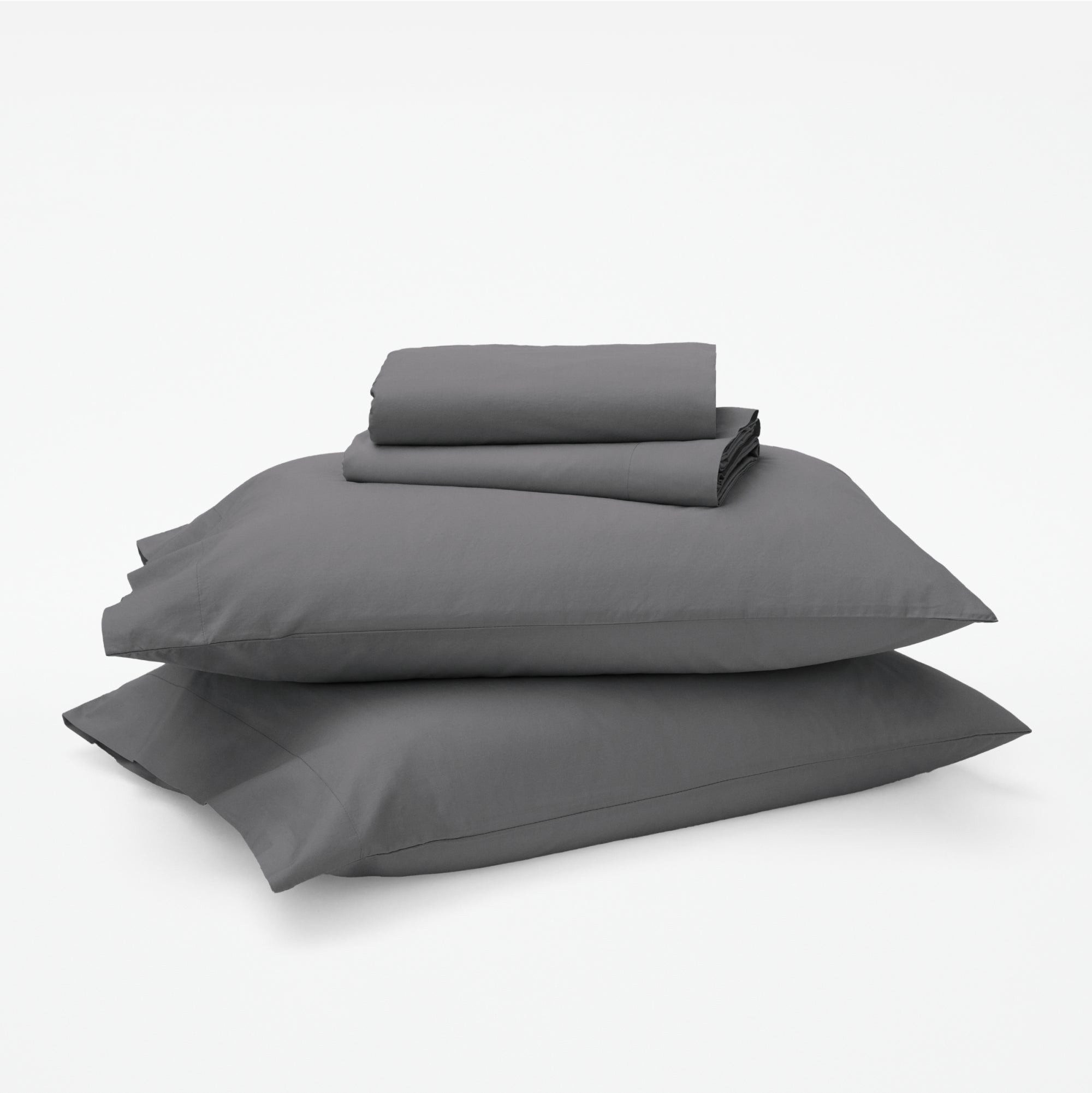 Classic Percale Sheet Set - Gray Quill