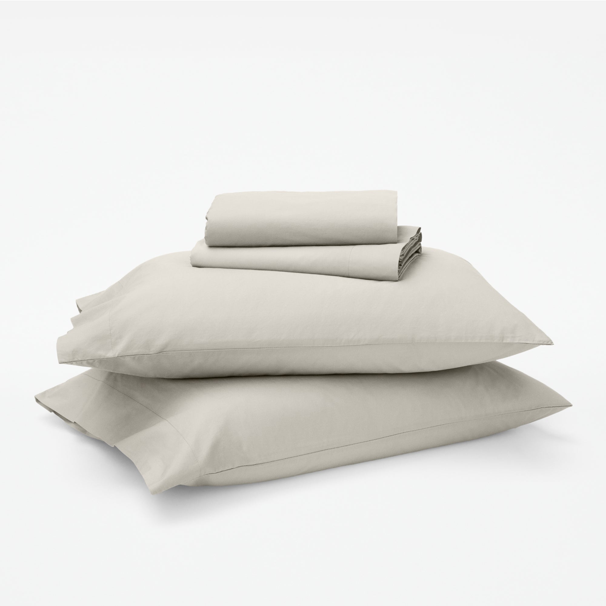 Classic Percale Sheet Set - Sand
