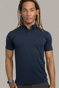Short Sleeve Polo Solid // Navy