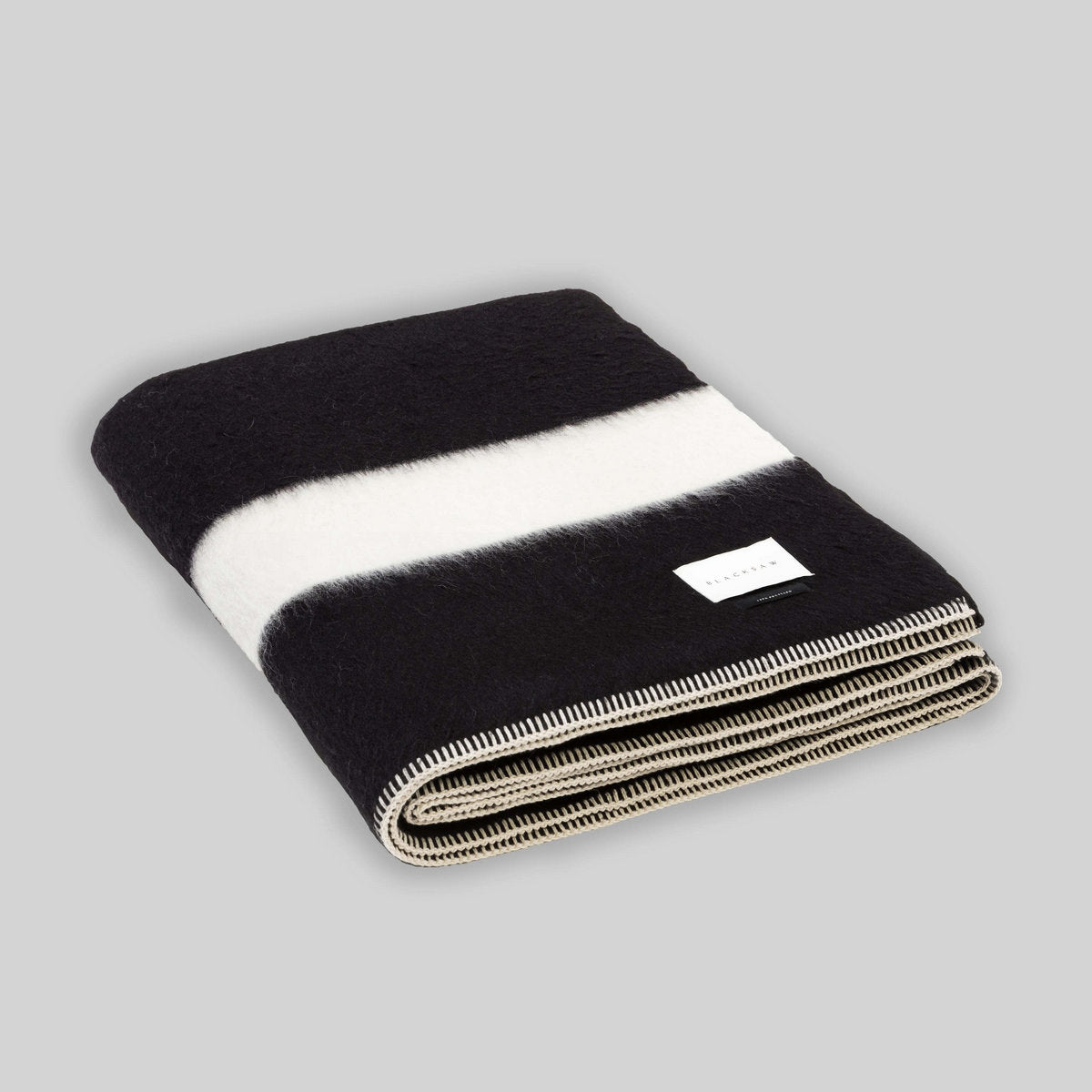Siempre Queen Blanket, White Stripe
