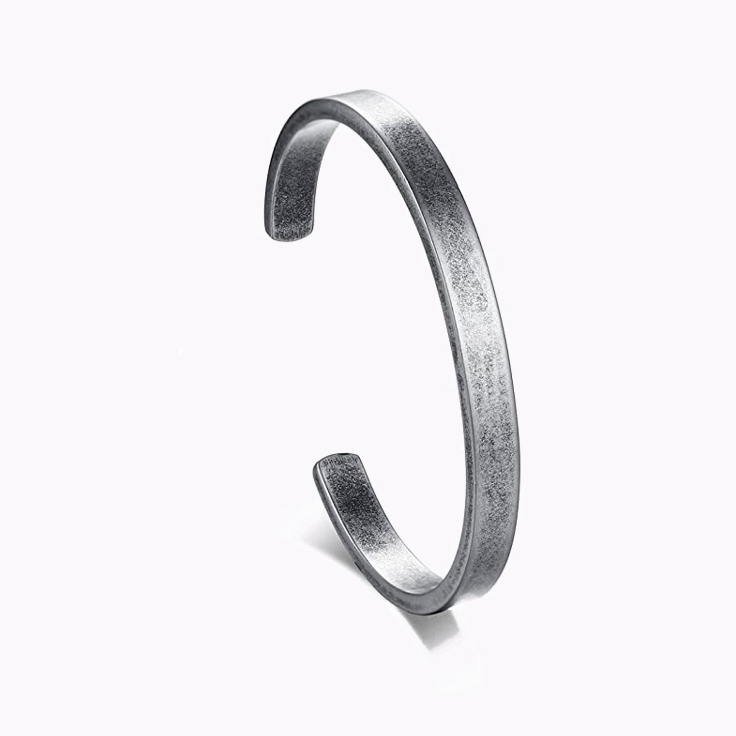 Brushed Silver Bangle