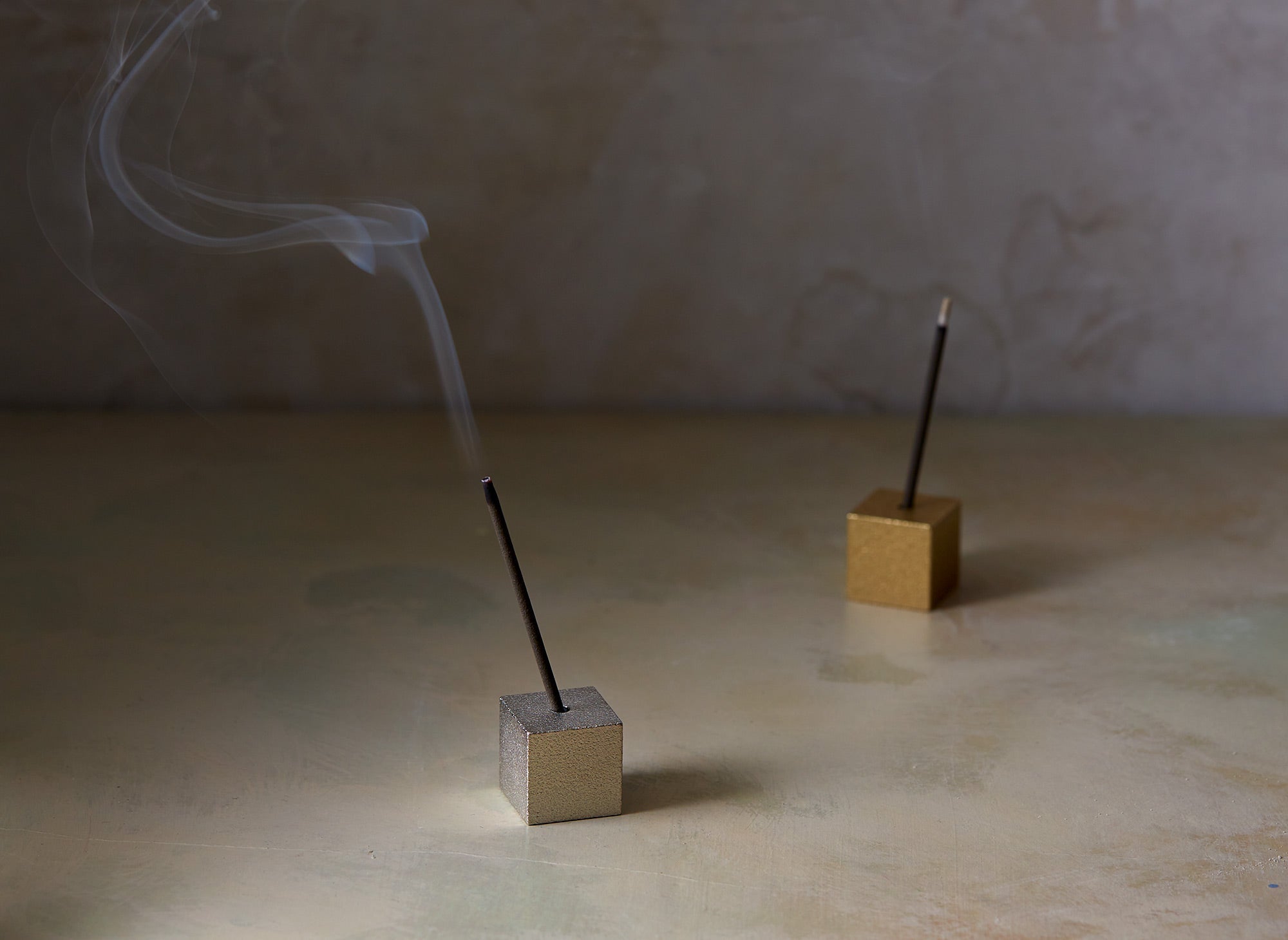 Silver Cube Incense Burner