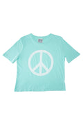 Peace Silverlake Cropped Tee