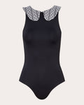 Silvia Floral Mesh Trimmed Swimsuit