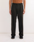 West Coast Pant in Cashmere Wool Dark Olive