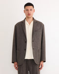 Blazer in Cashmere Wool Brown