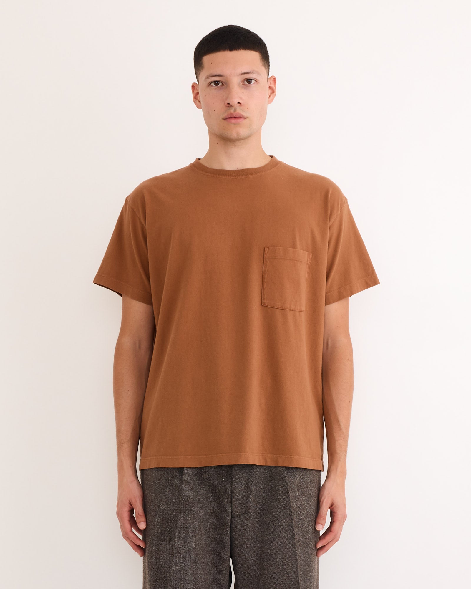 Big Pocket Tee in Chai