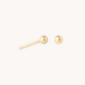 Small Ball Stud Earrings in Solid Gold