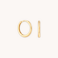 Simple Hoops in Solid Gold