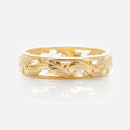 Solid Gold Openwork Filigree Ring