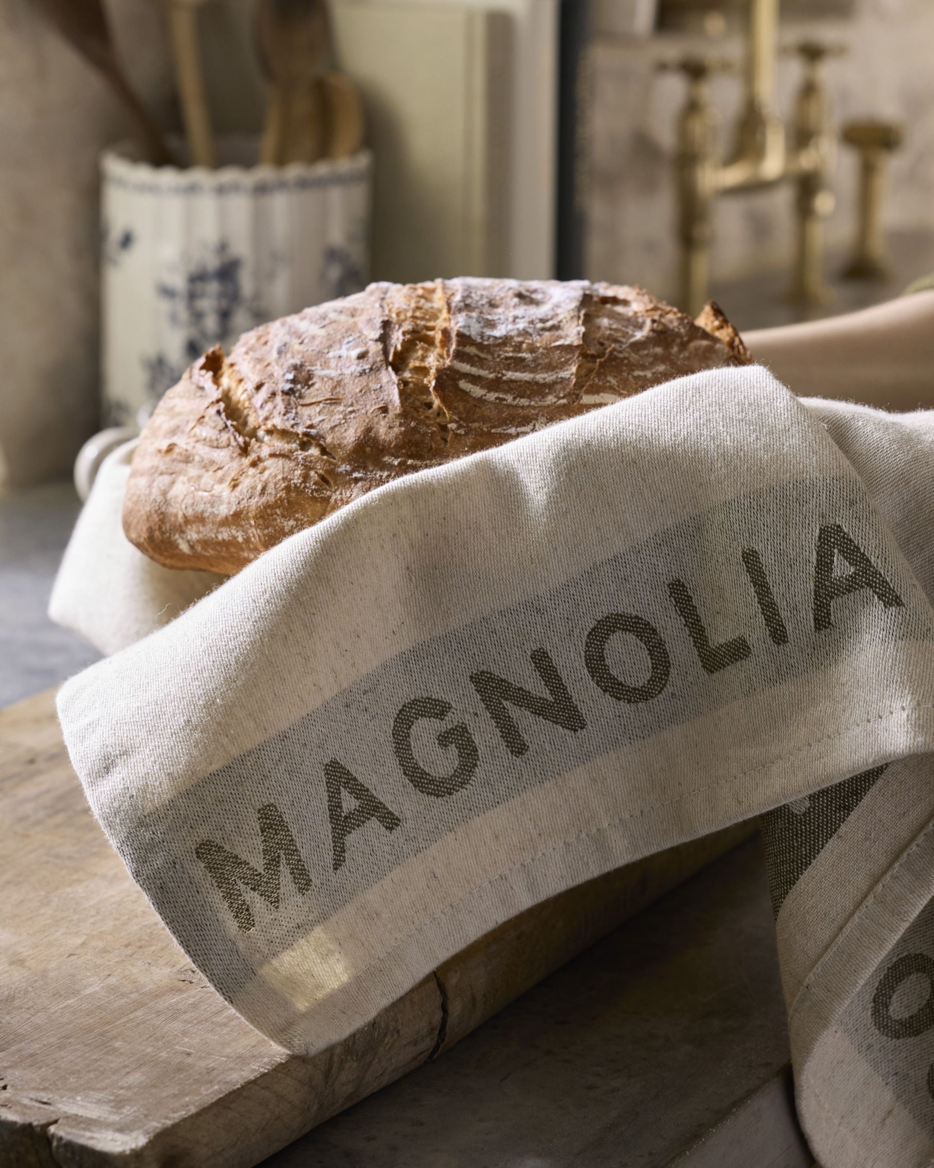 Magnolia Est. Convertible Tea Towel Apron - Green